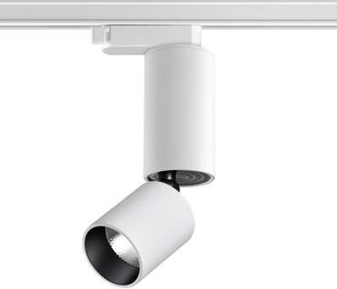 Светильник трековый однофазный трехжильный Novotech Tubo 359320 белый LED 10W 220V 3000K 1100Лм