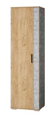 Шкаф для белья Оскар-18 бежево-серого цвета