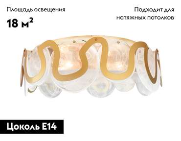 Потолочная люстра Traditional TR5327 (хрусталь, цвет белый)