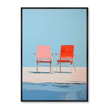Репродукция картины Chair collection, Pure and simple, No 2, 2024г.