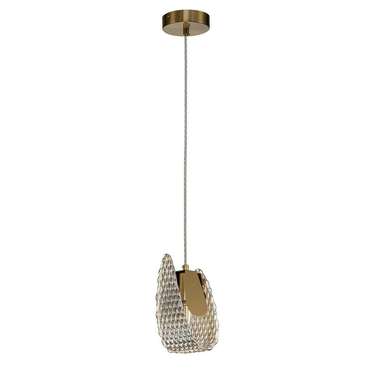 Подвесной светильник Fless бронзово-янтарного цвета
