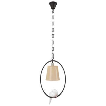 Подвесной светильник Birds Loft1029A-1 (ткань, цвет бежевый)