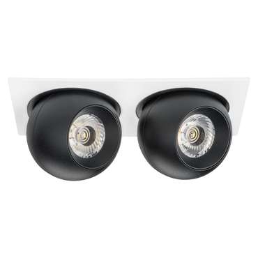 Светильник INTERO LED 9W*2 850LM*2 24G БЕЛЫЙ/ЧЕРНЫЙ 3000K (217526+217072+217072)