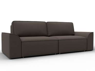 Диван-кровать Лига-048 темно-коричневого цвета