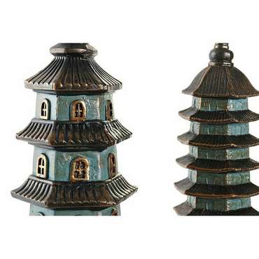 Декоративная фигура 15 x 17 x 50 cm бирюзовый Восточный (2 штук)