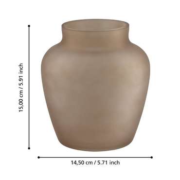 Ваза декоративная Asindro бежевого цвета