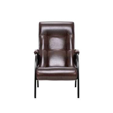 Кресло для отдыха Модель 41 темно-коричневого цвета