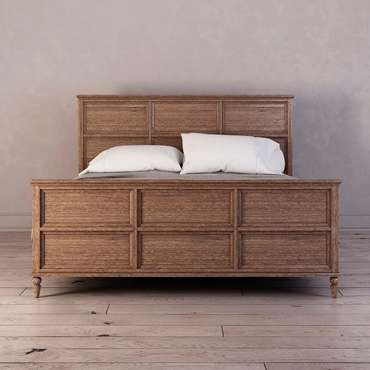 Кровать Vilton из дуба с изножьем 180х200