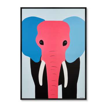 Репродукция картины The colorful elephants, No 2, 2024г.