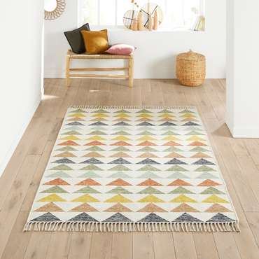 Ковер килим из шерсти Vinity 200x290 разноцветный