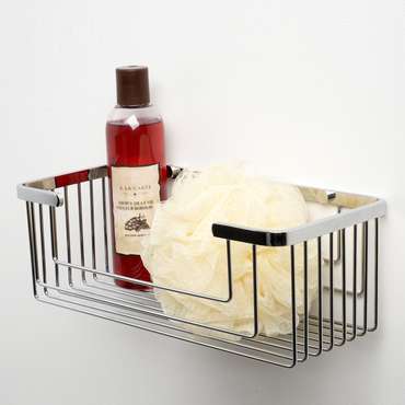 Полка металлическая K-711 серебристого цвета