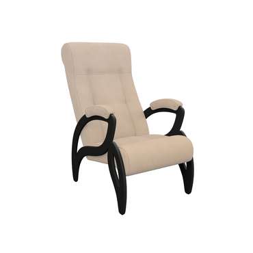 Кресло для отдыха Модель 51 с обивкой бежевого цвета