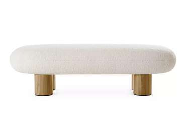 Банкетка Liora светло-бежевого цвета