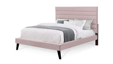 Кровать Сими 140х200 розового цвета