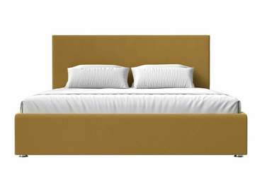 Кровать Кариба 200х200 желтого цвета с подъемным механизмом