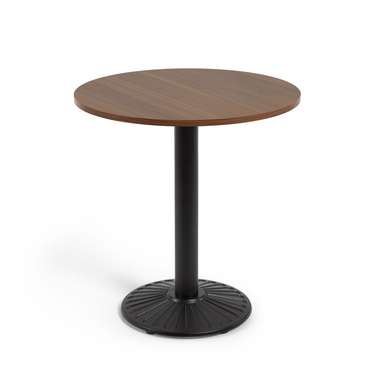 Обеденный стол Tiaret коричнево-черного цвета