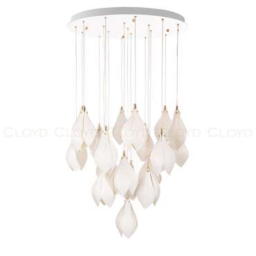 Люстра Cloyd MANGRA C19 / ?60 см - керамика - белый