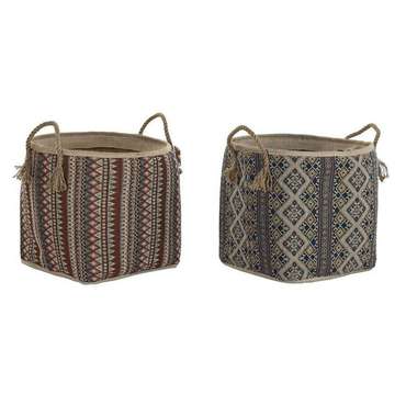 Корзина DKD Home Decor 40 x 40 x 48 cm джут Морская трава Boho (2 штук)