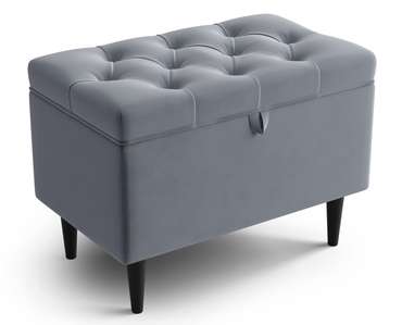 Пуф Гамма 60 серого цвета