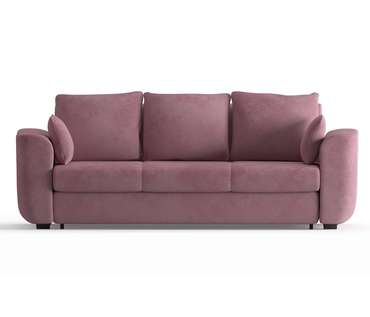 Диван-кровать Салтфорд в обивке из велюра розового цвета