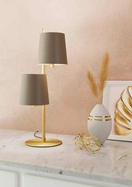 Настольная лампа Almeida 2 99611 (ткань, цвет серый)