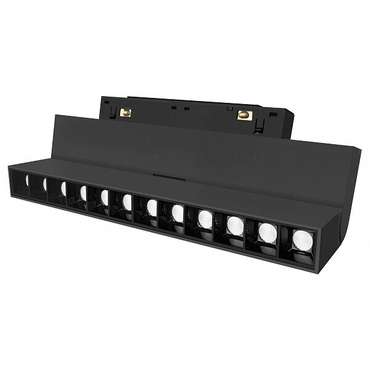Трековый линейный светильник направленного света ElDeko HSBL_0085 12Вт-3000К, чёрный
