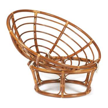 Кресло Papasan Pecan коричневого цвета