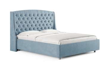 Кровать Diamant 160х200 голубого цвета без основания и подъемного механизма