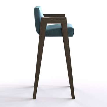 Барный стул FIve коричнево-голубого цвета