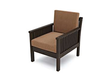 Кресло Норман коричневого цвета