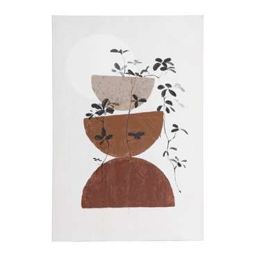 Картина Jerantut 40х60 бежевого цвета