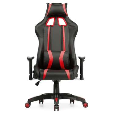 Кресло офисное Blok черно-красного цвета
