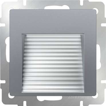 Встраиваемая LED подсветка серебряный WL06-BL-02-LED Встраиваемые механизмы серебряные