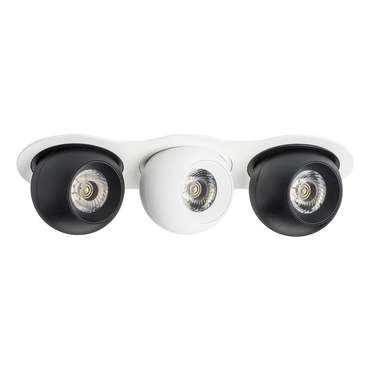 Светильник INTERO LED 9W*3 850LM*3 24G БЕЛЫЙ/ЧЕРНЫЙ 4000K (217636+217074+217064+217074)