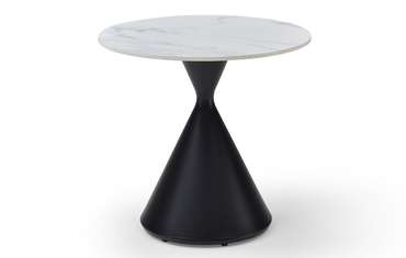 Кофейный столик Sanremo бело-черного цвета