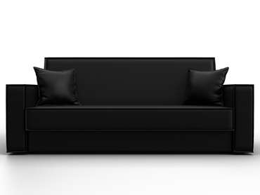 Диван-кровать Куба черного цвета (экокожа)