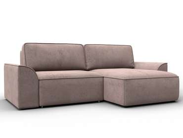 Угловой диван-кровать Лига-048 бежевого цвета
