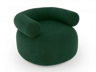 Кресло вращающееся Tirella темно-зеленого цвета