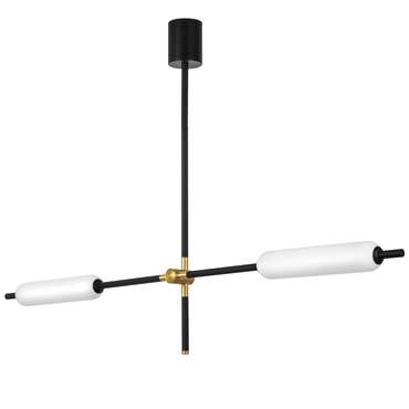 Люстра PILONE LED 2x8W ЧЕРНЫЙ/БЕЛЫЙ 3000K