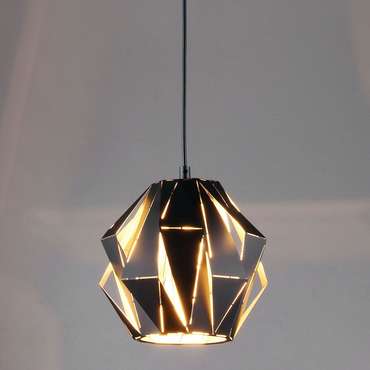 Светильник подвесной матовый в стиле лофт 50137/1 черный Moire
