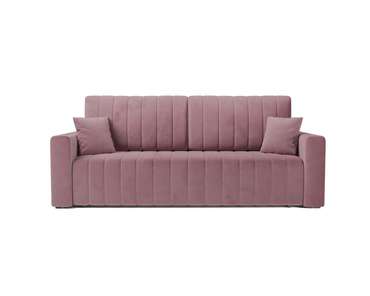 Прямой диван-кровать Лондон пудрового цвета