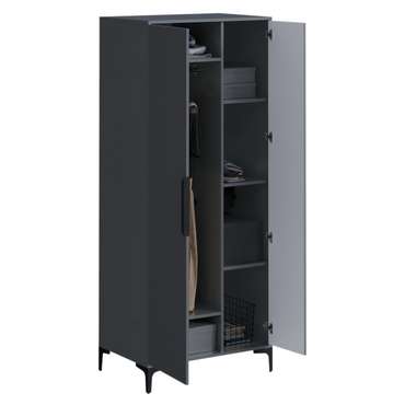 Шкаф Иадама графитового цвета