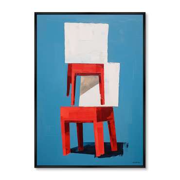 Репродукция картины Chair collection, No 3, 2024г.
