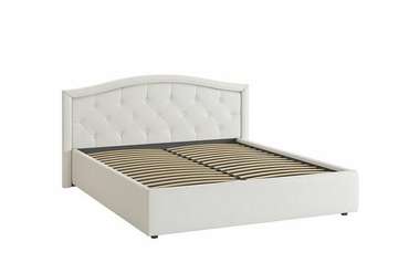 Кровать Верона 160х200 белого цвета без подъемного механизма