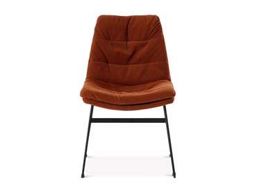 Cтул Vitra терракотового цвета