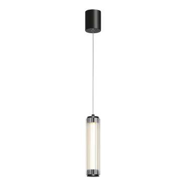 Светильник подвесной ST-Luce Черный/Прозрачный LED 1*8W 4000K BAMBOO