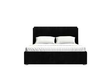Кровать Принцесса 160х200 черного цвета с подъемным механизмом