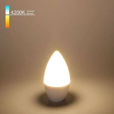 Светодиодная лампа C37 6W 4200K E14 BLE1422 формы свечи