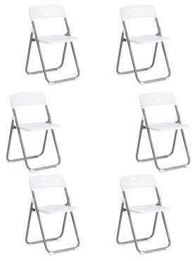 Набор из шести стульев Folder белого цвета