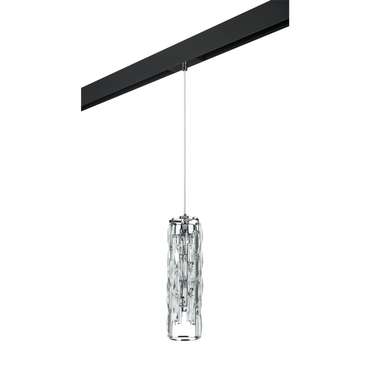 Светильник д/1-фазн трека LIMPIO 4х6W(led) G9 ХРОМ/ПРОЗРАЧНЫЙ/ЧЕРНЫЙ (722030+595007)